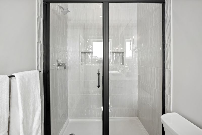 Glass Shower Door Setup